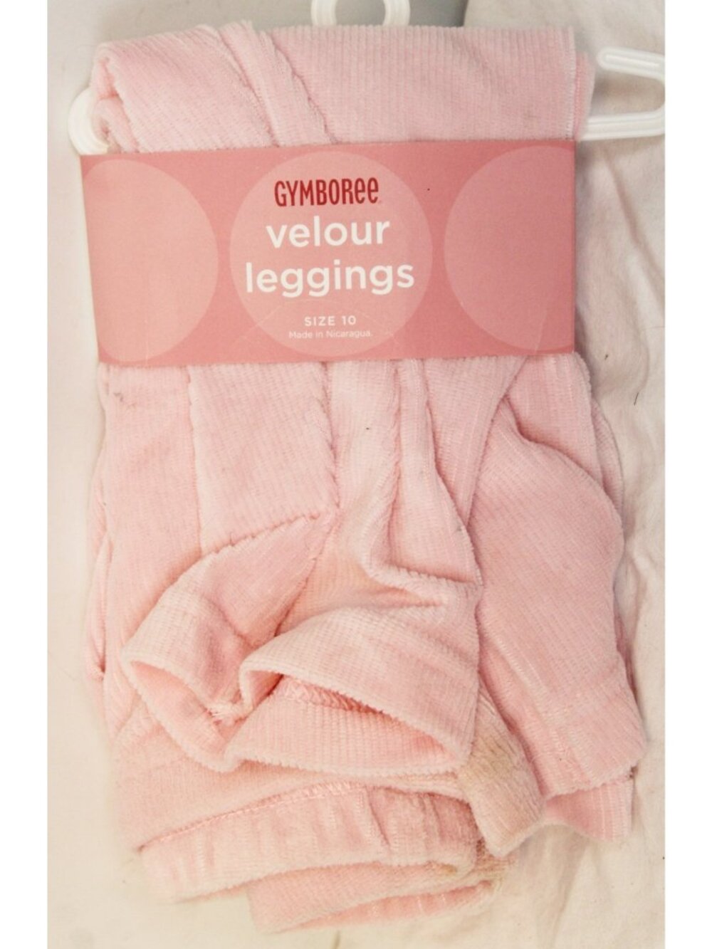 2007 Gymboree Snow Princess Pink Leggings sz 10 Corduroy Velour Soft Winter Ice